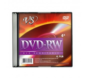 Диски VS DVD-RW 4.7 Gb 4x Slim/5 (200)#2039523