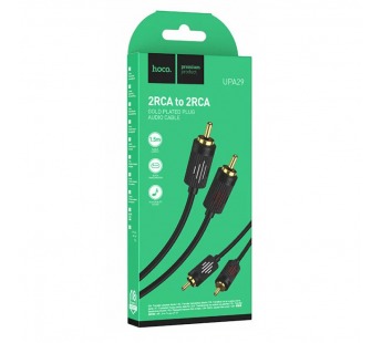 Шнур 2RCA - 2RCA HOCO UPA29 1,5м черный#2040009
