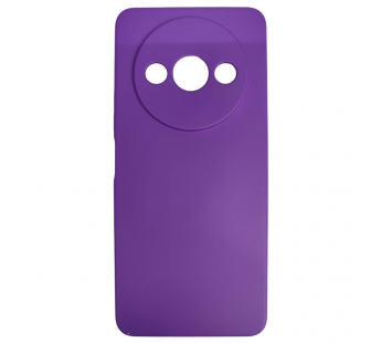 Чехол силиконовый Xiaomi Redmi А3/A3X/POCO C61 Silicone Case без лого фиолетовый#2041112