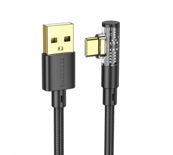 Кабель USB - Type-C Borofone BU39 120см 3A  (black) (221387)#2049579