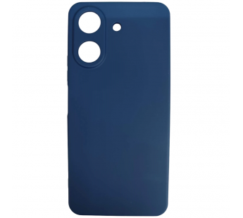 Чехол силиконовый Xiaomi Redmi 13C/POCO C65 Silicone Case без лого темно-синий#2040624