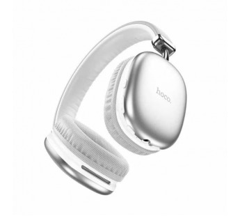 Наушники беспроводные с микрофоном Bluetooth 5.0, W35, серебристый Hoco#2040667