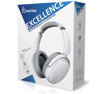Полноразмерные Bluetooth наушники Smartbuy EXCELLENCE (SBH913) (белый)#2133203