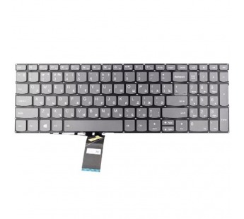 Клавиатура для Lenovo Yoga C740-15IML серая с подсветкой#2073256