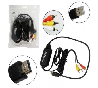 Кабель конвертер H77 HDMI to AV 4K#2041531