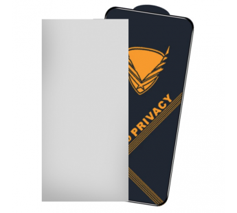 Защитное стекло iPhone 15/16 (Golden Armor Антишпион OG ESD) тех упаковка Черное#2072663