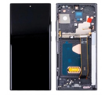 Дисплей для Samsung Galaxy Note 20 Ultra (N985F/N986F) модуль с рамкой Черный - (OLED) (Full Size)#2079222