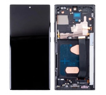 Дисплей для Samsung Galaxy Note 20 Ultra (N985F/N986F) модуль с рамкой Черный - (In-Cell)#2079231