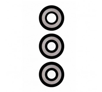 Стекло камеры для Infinix Hot 40/40 Pro (X6836/X6837) (комплект 3 шт.) Черный#2070646