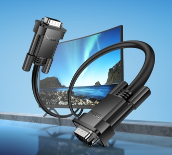 Кабель Hoco US11 VGA вилка — VGA вилка, 2м#2041584
