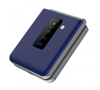 Мобильный телефон BQ 2456 Pocket раскладушка Dark Blue (2,4"/0,8МП/1000mAh)#2043795