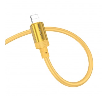 Кабель Type-C - Apple lightning Borofone BX108 PD 27W 100см 3A  (gold) (234663)#2044034