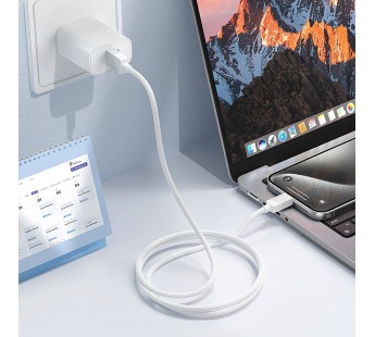 Кабель USB - Apple lightning Borofone BX107 12W 100см 2,4A  (white) (234643)#2049136