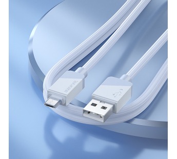 Кабель USB - micro USB Borofone BX107 12W 100см 2,4A  (blue) (234646)#2048234