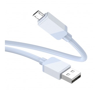 Кабель USB - micro USB Borofone BX107 12W 100см 2,4A  (blue) (234646)#2048236