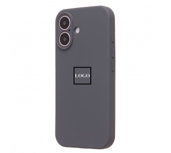 Чехол-накладка Soft Touch для Apple iPhone 16 Plus (dark gray)#2067607