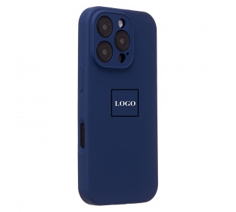 Чехол-накладка Soft Touch для Apple iPhone 16 Pro (dark blue)#2067644