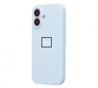 Чехол-накладка Soft Touch для Apple iPhone 16 (pastel blue)#2067592