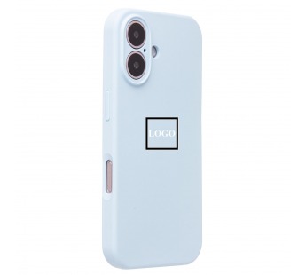 Чехол-накладка Soft Touch для Apple iPhone 16 (pastel blue)#2067593