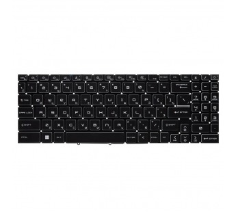 Клавиатура для MSI Stealth 16 Studio A13V черная с полноцветной RGB-подсветкой#2073082