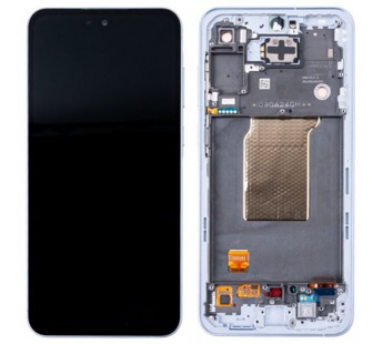 Дисплей для Samsung Galaxy A55 5G (A556E) модуль с рамкой Голубой - OR (SP)#2078228