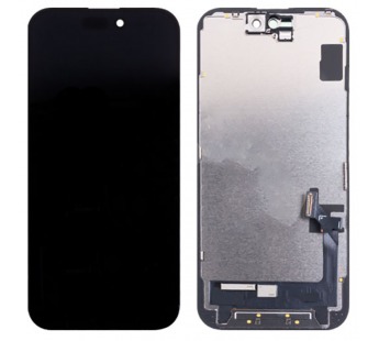 Дисплей для iPhone 15 (A3090) в сборе с тачскрином Черный - (In-Cell) (площадка под IC)#2069937
