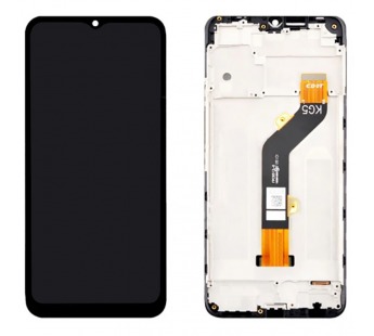 Дисплей для Infinix Smart 6 (X6511) в рамке + тачскрин (черный) (100% LCD)#2070028
