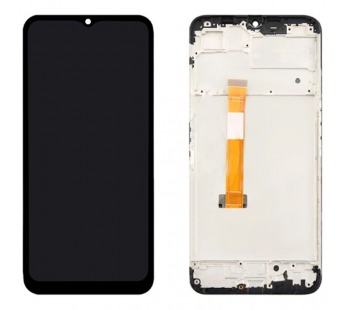 Дисплей для Realme C35 (RMX3511) в рамке + тачскрин (черный) (100% LCD)#2086765