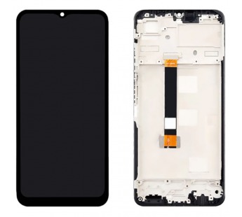 Дисплей для Realme Note 50 (RMX3834) в рамке + тачскрин (черный) (100% LCD)#2086783