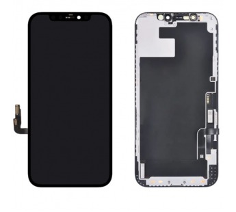 Дисплей для iPhone 12/12 Pro + тачскрин черный с рамкой (DEMO)#2057962
