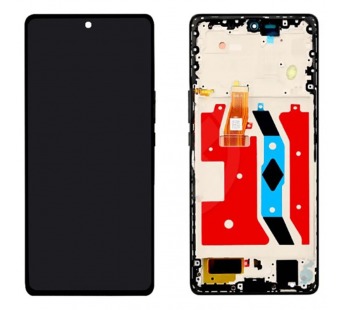 Дисплей для Huawei Honor X9a 5G в рамке + тачскрин (черный) (100% LCD)#2098954