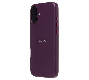 Чехол-накладка ORG SM002 экокожа SafeMag для "Apple iPhone 16 Plus" (mulberry) (234506)#2044628