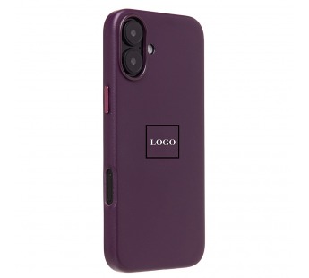 Чехол-накладка ORG SM002 экокожа SafeMag для "Apple iPhone 16 Plus" (mulberry) (234506)#2044629