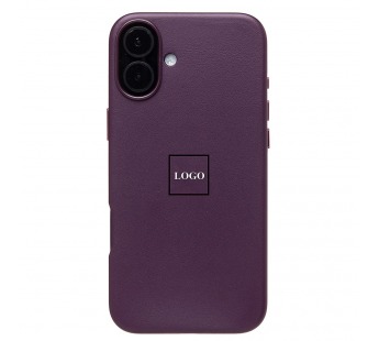 Чехол-накладка ORG SM002 экокожа SafeMag для "Apple iPhone 16 Plus" (mulberry) (234506)#2044630