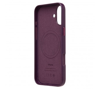 Чехол-накладка ORG SM002 экокожа SafeMag для "Apple iPhone 16 Plus" (mulberry) (234506)#2044627