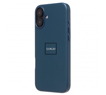 Чехол-накладка SM002 экокожа SafeMag для "Apple iPhone 16 Plus" (pacific blue) (234502)#2044624