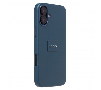 Чехол-накладка SM002 экокожа SafeMag для "Apple iPhone 16 Plus" (pacific blue) (234502)#2044625