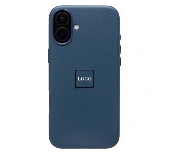Чехол-накладка SM002 экокожа SafeMag для "Apple iPhone 16 Plus" (pacific blue) (234502)#2044626