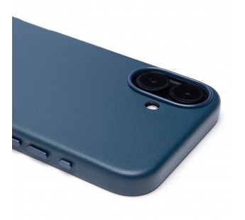 Чехол-накладка SM002 экокожа SafeMag для "Apple iPhone 16 Plus" (pacific blue) (234502)#2055887