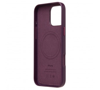 Чехол-накладка SM002 экокожа SafeMag для "Apple iPhone 16 Pro Max" (mulberry) (234508)#2075653