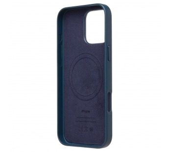 Чехол-накладка SM002 экокожа SafeMag для "Apple iPhone 16 Pro Max" (pacific blue) (234504)#2075650