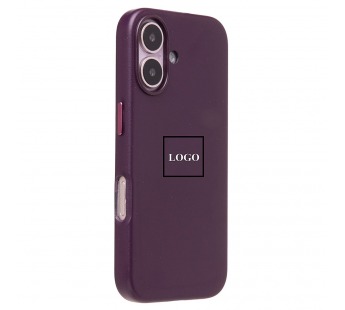 Чехол-накладка SM002 экокожа SafeMag для "Apple iPhone 16" (mulberry) (234505)#2044617