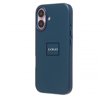 Чехол-накладка SM002 экокожа SafeMag для "Apple iPhone 16" (pacific blue) (234501)#2044615