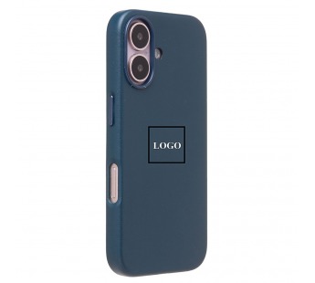 Чехол-накладка SM002 экокожа SafeMag для "Apple iPhone 16" (pacific blue) (234501)#2044614
