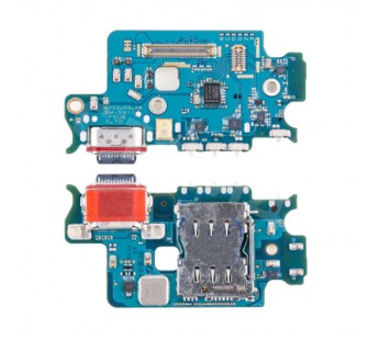 Шлейф для Samsung Galaxy S23 (S911E/Asia/America version) плата системный разъем/разъем SIM/микрофон - Премиум#2053056