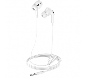 Проводные наушники с микрофоном внутриканальные Hoco M101 Pro (повр.уп)  (white) (236298)#2043687