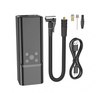 Автомобильный компрессор Hoco ZP7 Maddy portable  (black) (229934)#2044126