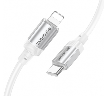 Кабель Type-C - Apple lightning Borofone BX108 PD (повр. уп.) 27W 100см 3A  (white) (236708)#2046542