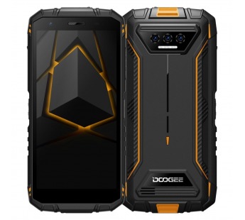 Смартфон защищенный Doogee S41 Max 6Gb/256Gb Volcano Orange (5,5"/13МП+8МП/4G/IP68/IP69K)#2052364