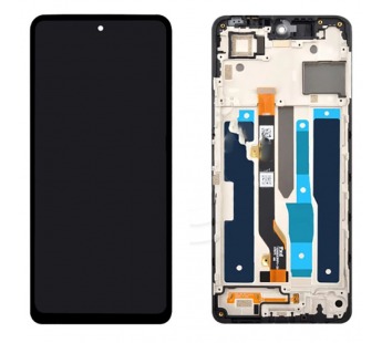 Дисплей для Infinix Note 30 4G (X6833B) в рамке + тачскрин (черный) (100% LCD)#2123307